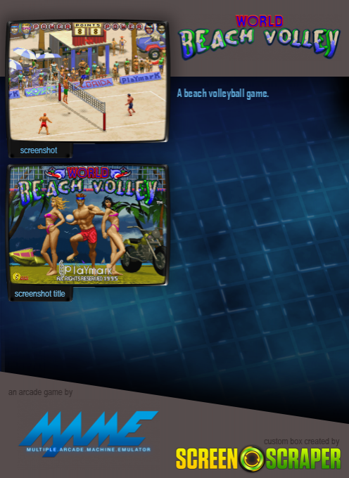 World Beach Volley — box-2D-back (SS)