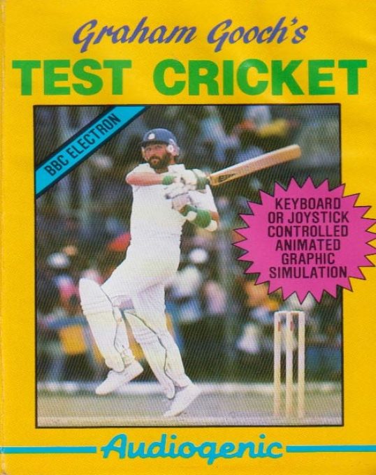 Graham Gooch's Test Cricket box art
