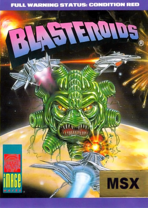 Blasteroids box art