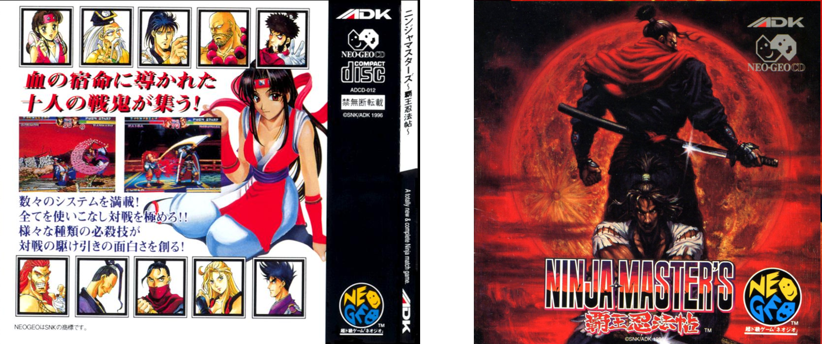 Ninja Master's: Hao Ninpo Cho — box-texture (JP)