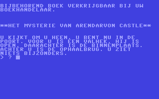 The Secret of Arendarvon Castle — ss (NL)