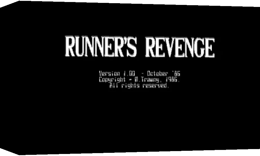 Runner's Revenge — box-3D (WOR)