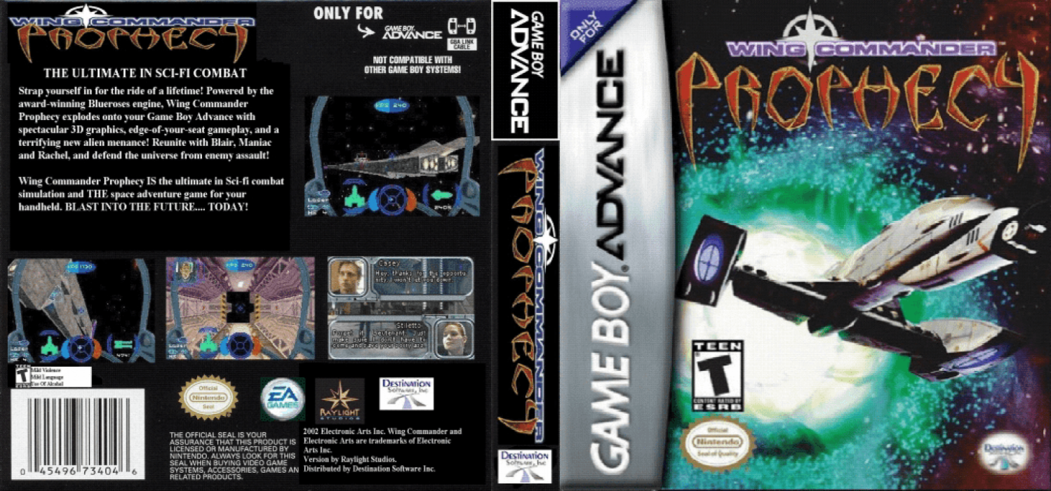 Wing Commander Prophecy — box-texture (US)