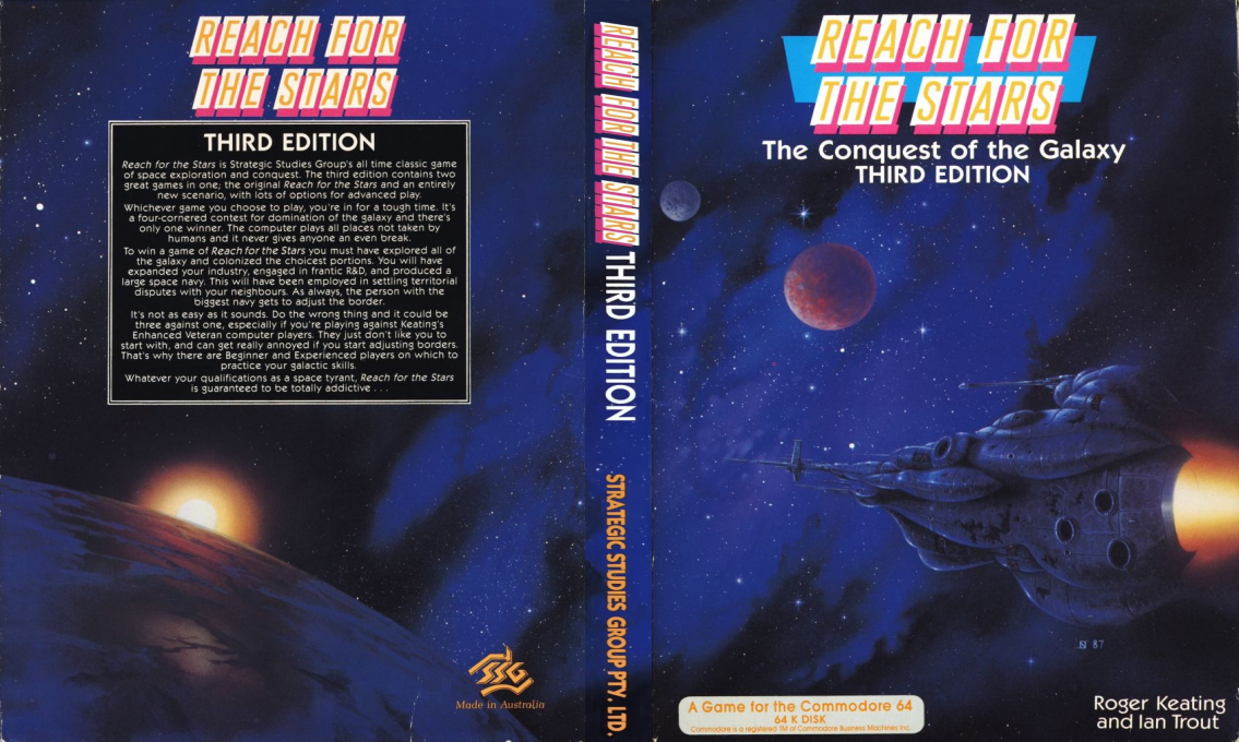 Reach for the Stars - The Conquest of the Galaxy — box-texture (US)