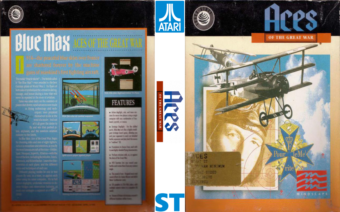 Blue Max - Aces Of The Great War — box-texture (EU)