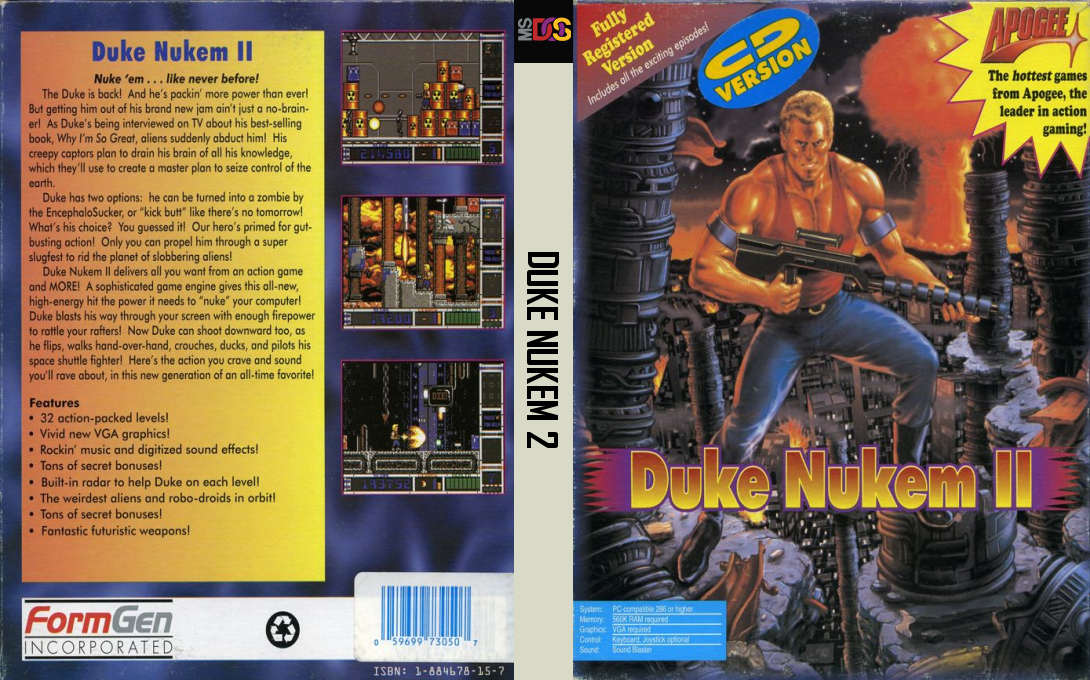 Duke Nukem 2 — box-texture (US)
