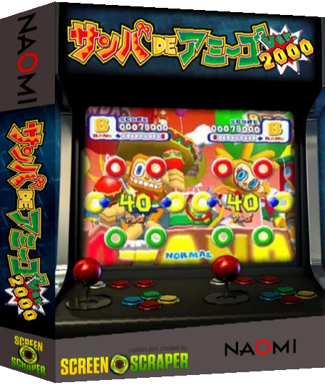 Samba de Amigo ver. 2000 — box-3D (SS)