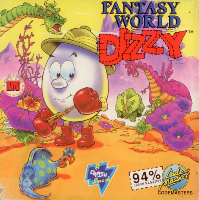 Dizzy 3 - Fantasy World Dizzy box art