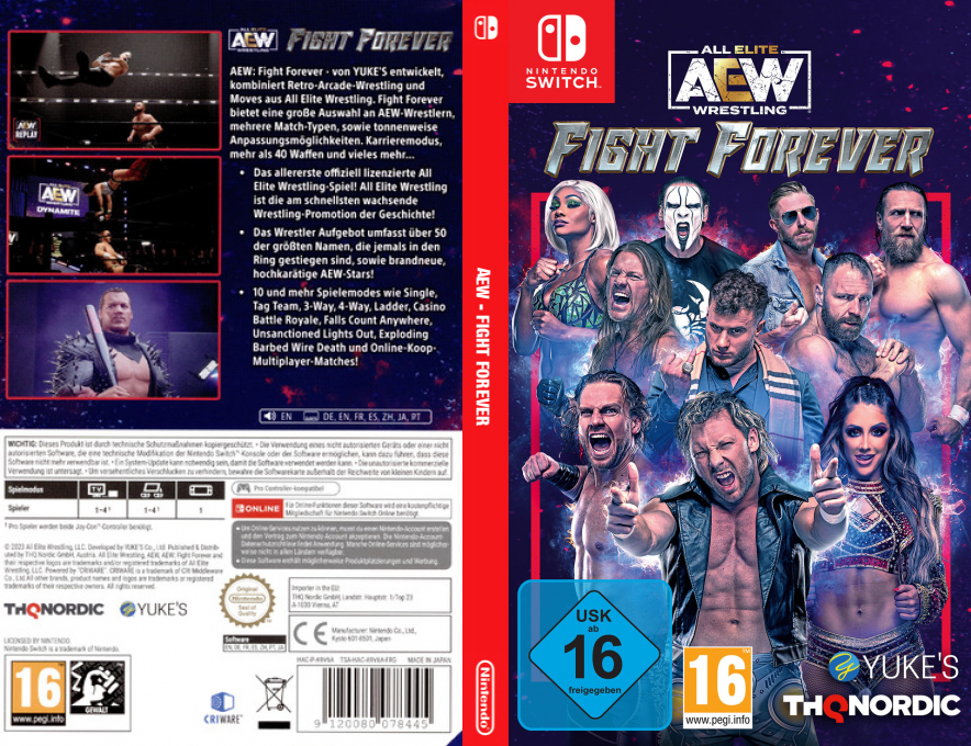 AEW - Fight Forever — box-texture (DE)
