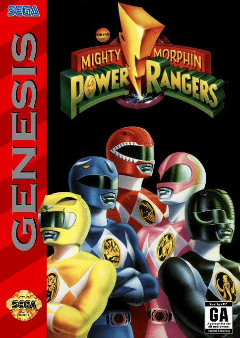 Mighty Morphin Power Rangers box art