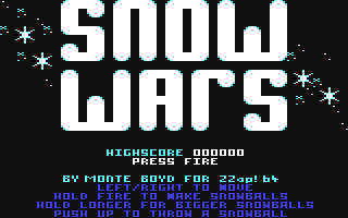 Snow Wars — sstitle (WOR)