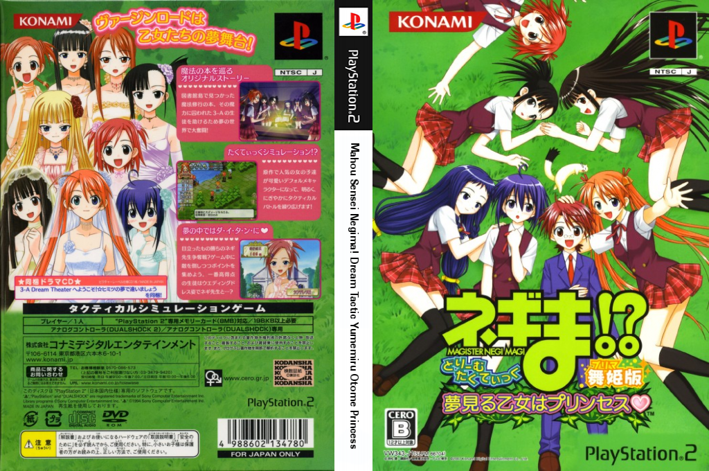 Negima! Dream Tactic - Yume Miru Otome wa Princess — box-texture (JP)