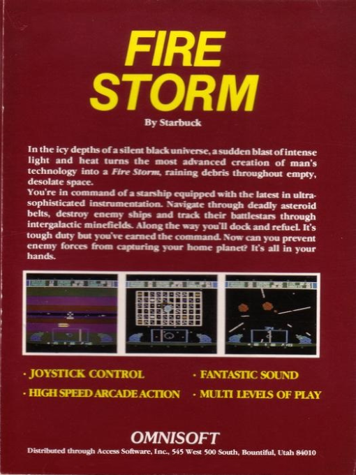 Fire Storm — box-2D-back (US)