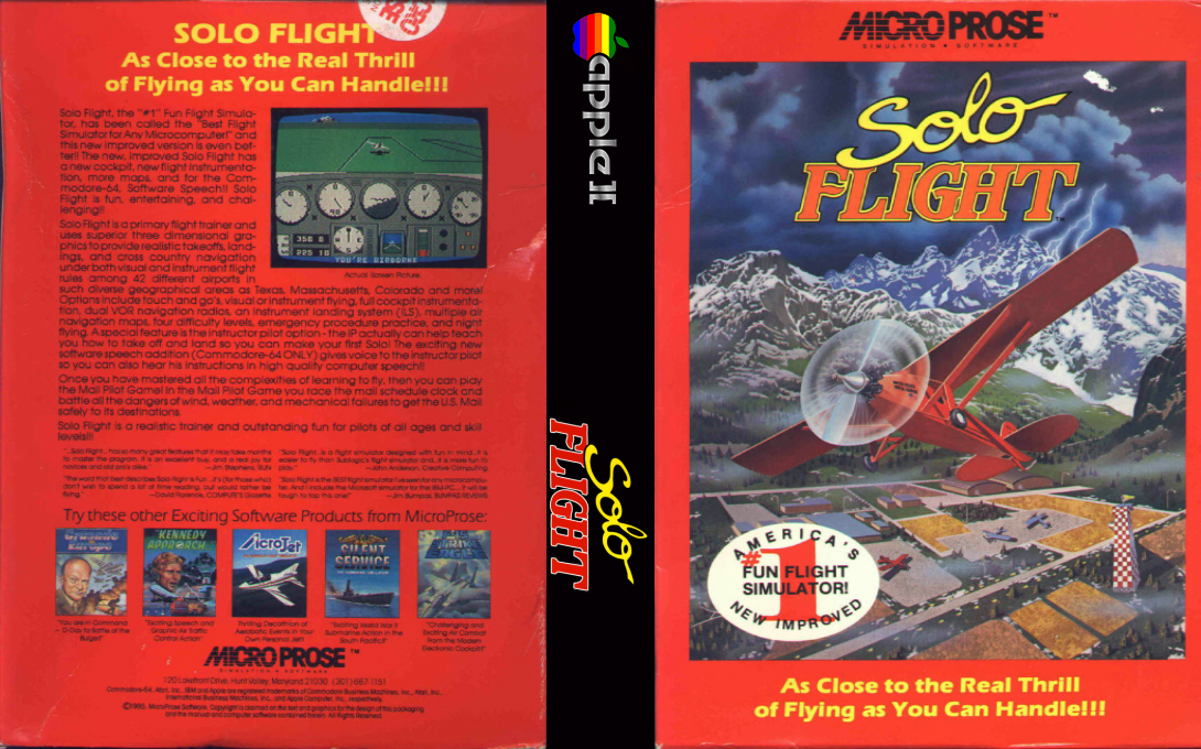Solo Flight — box-texture (US)