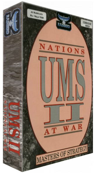 UMS II - Nations at War — box-3D (EU)