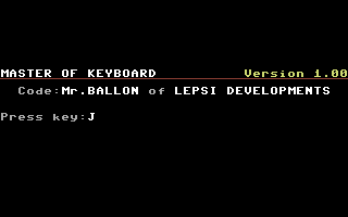 Master of Keyboard v.1.0 — ss (DE)