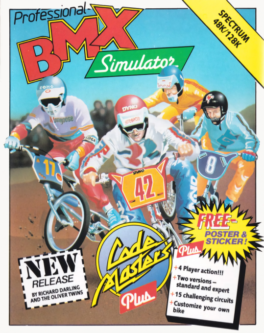 Professional Bmx Simulator box art