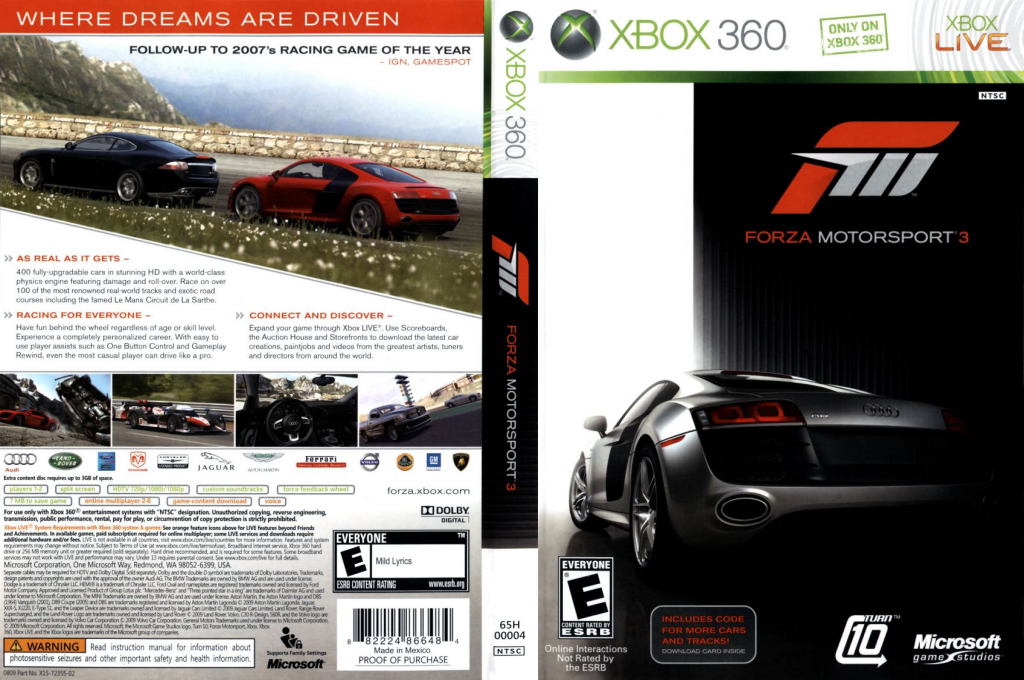 Forza Motorsport 3 — box-texture (US)