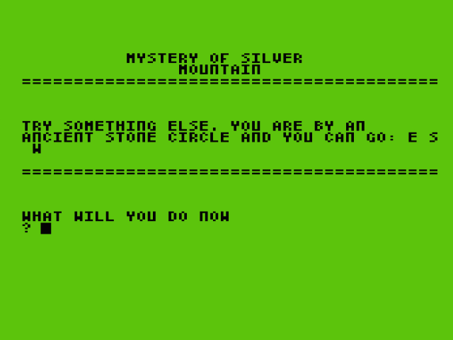 The Mystery Of Silver Mountain — ss (WOR)