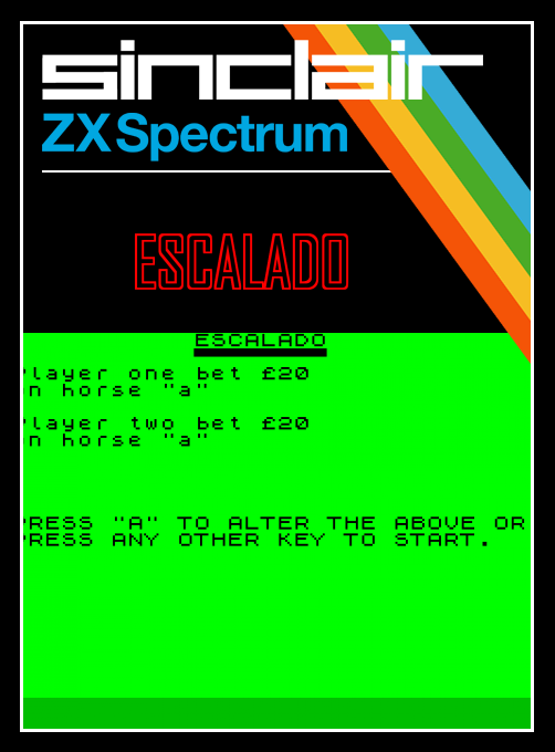 Escalado box art