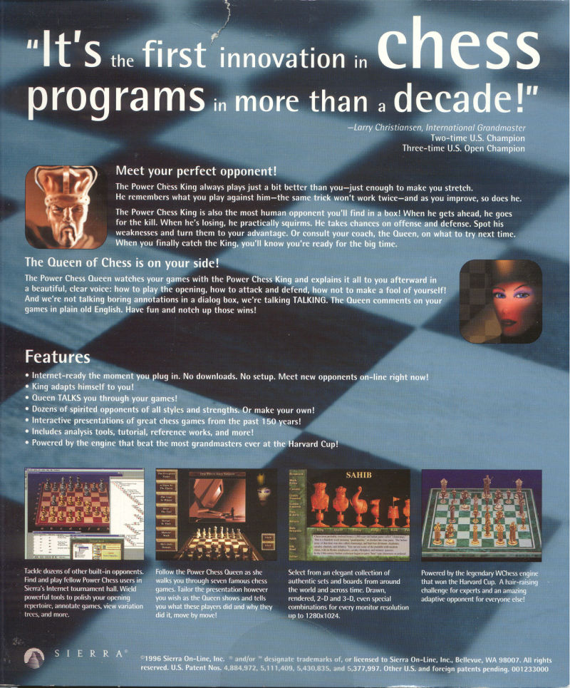 Power Chess — box-2D-back (US)