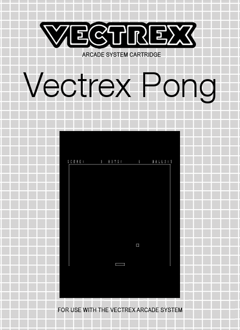 Vectrex Pong box art