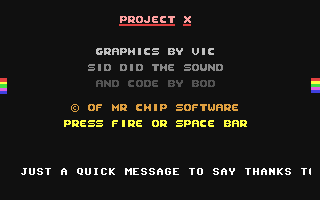 Project X — sstitle (WOR)