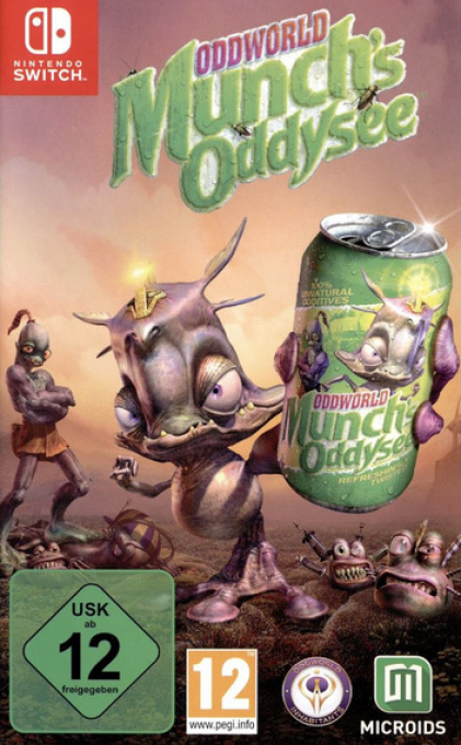 Oddworld - Munch’s Oddysee — box-2D (DE)