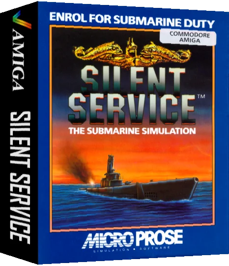 Silent Service - The Submarine Simulation — box-3D (EU)