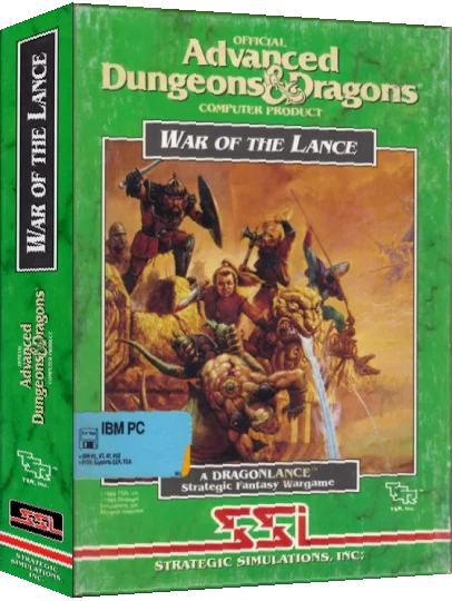 War Of The Lance — box-3D (US)