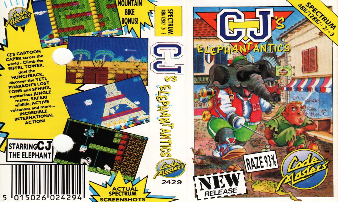 CJ's Elephant Antics — box-texture (EU)