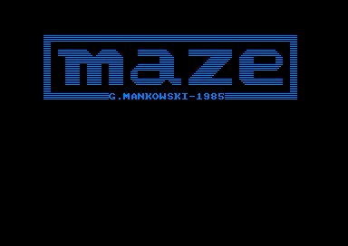 Maze — sstitle (EU)