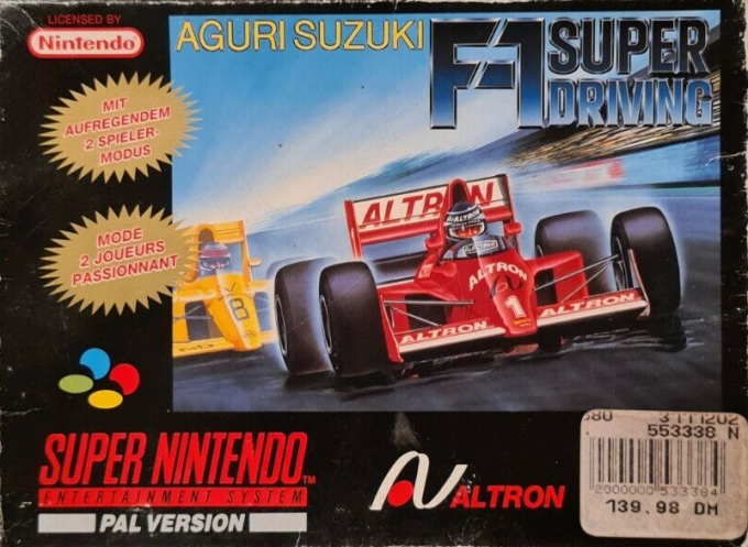 Aguri Suzuki F-1 Super Driving — box-2D (DE)