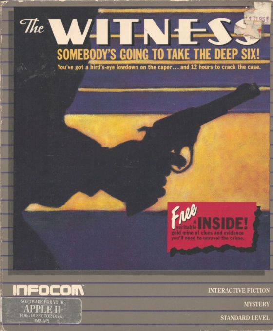 Witness, The box art