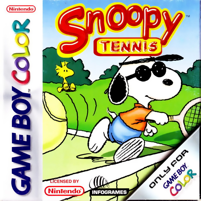 Snoopy Tennis — box-2D (EU)