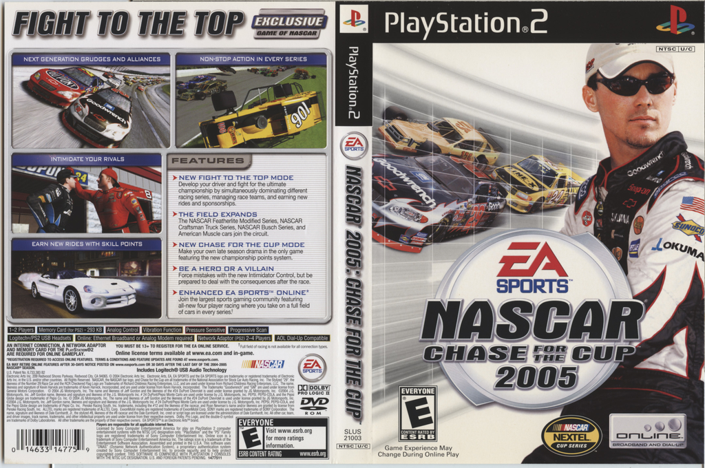 NASCAR 2005 - Chase for the Cup — box-texture (US)