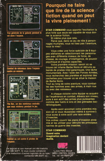 Star Command — box-2D-back (FR)