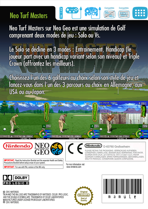 Neo Turf Masters — box-2D-back (FR)