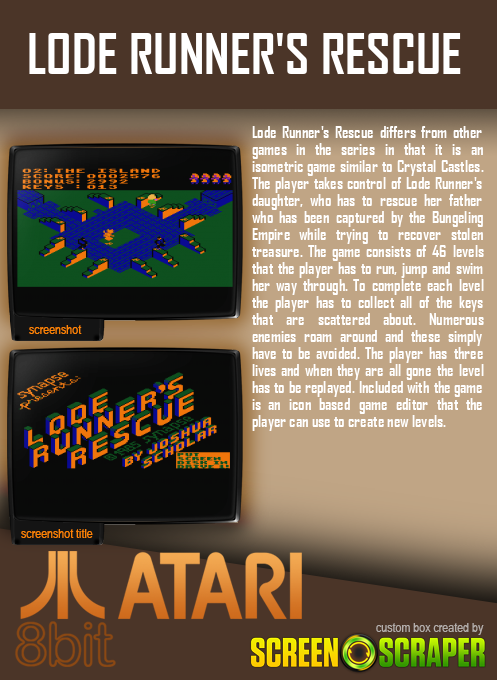 Lode Runner's Rescue — box-2D-back (SS)