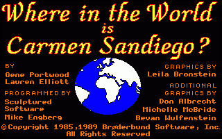 Where in the World is Carmen Sandiego — sstitle (WOR)