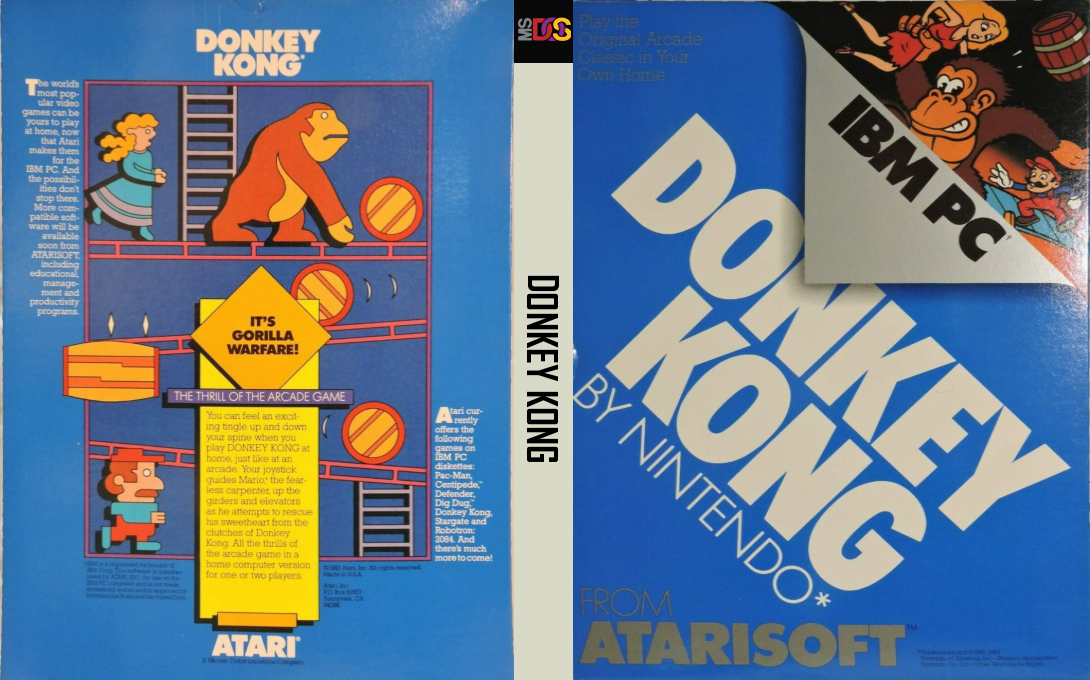 Donkey Kong — box-texture (US)