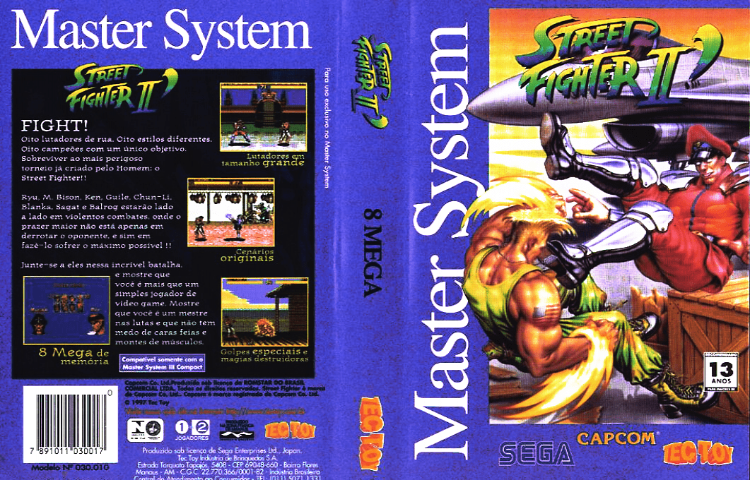 Street Fighter II' — box-texture (BR)