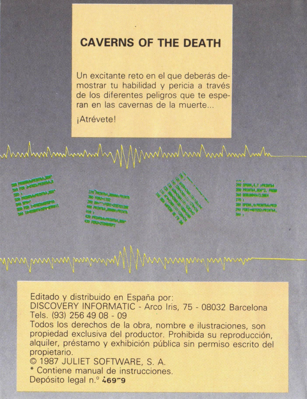 Caverns Of The Death — box-2D-back (SP)