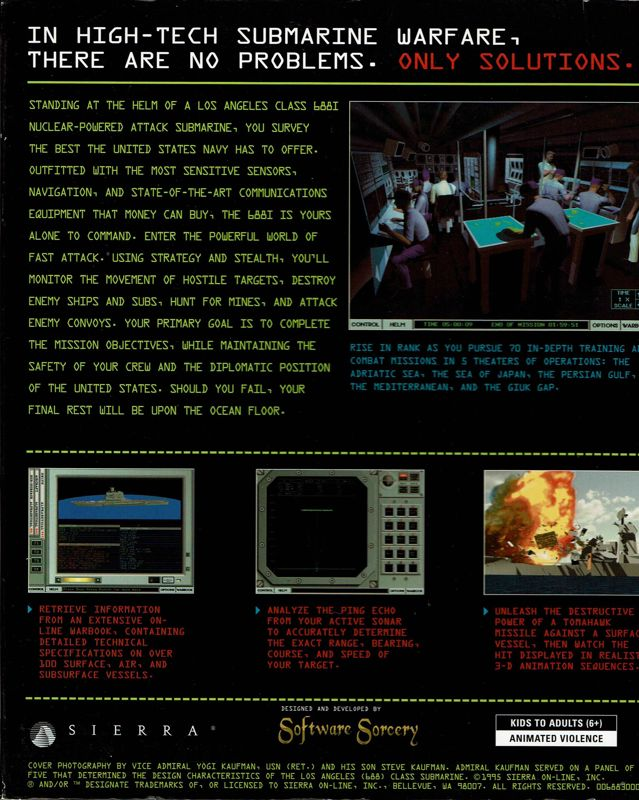 Fast Attack High Tech Submarine Warfare — box-2D-back (US)