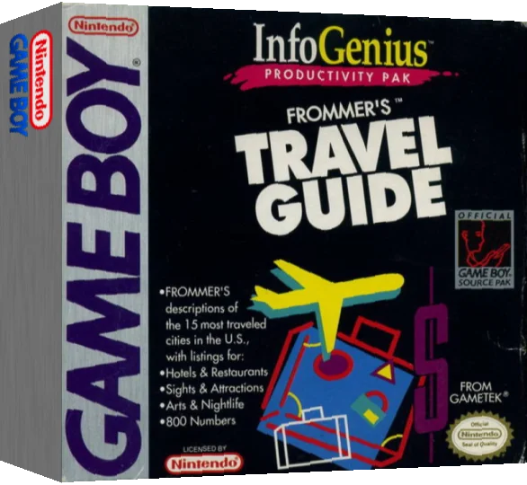 InfoGenius Productivity Pak - Frommer's Travel Guide — box-3D (WOR)