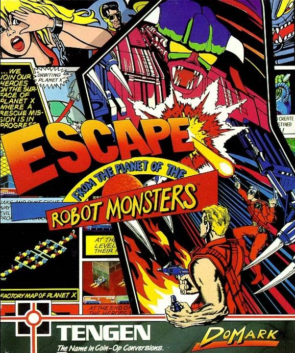 Escape From The Planet Of The Robot Monsters box art
