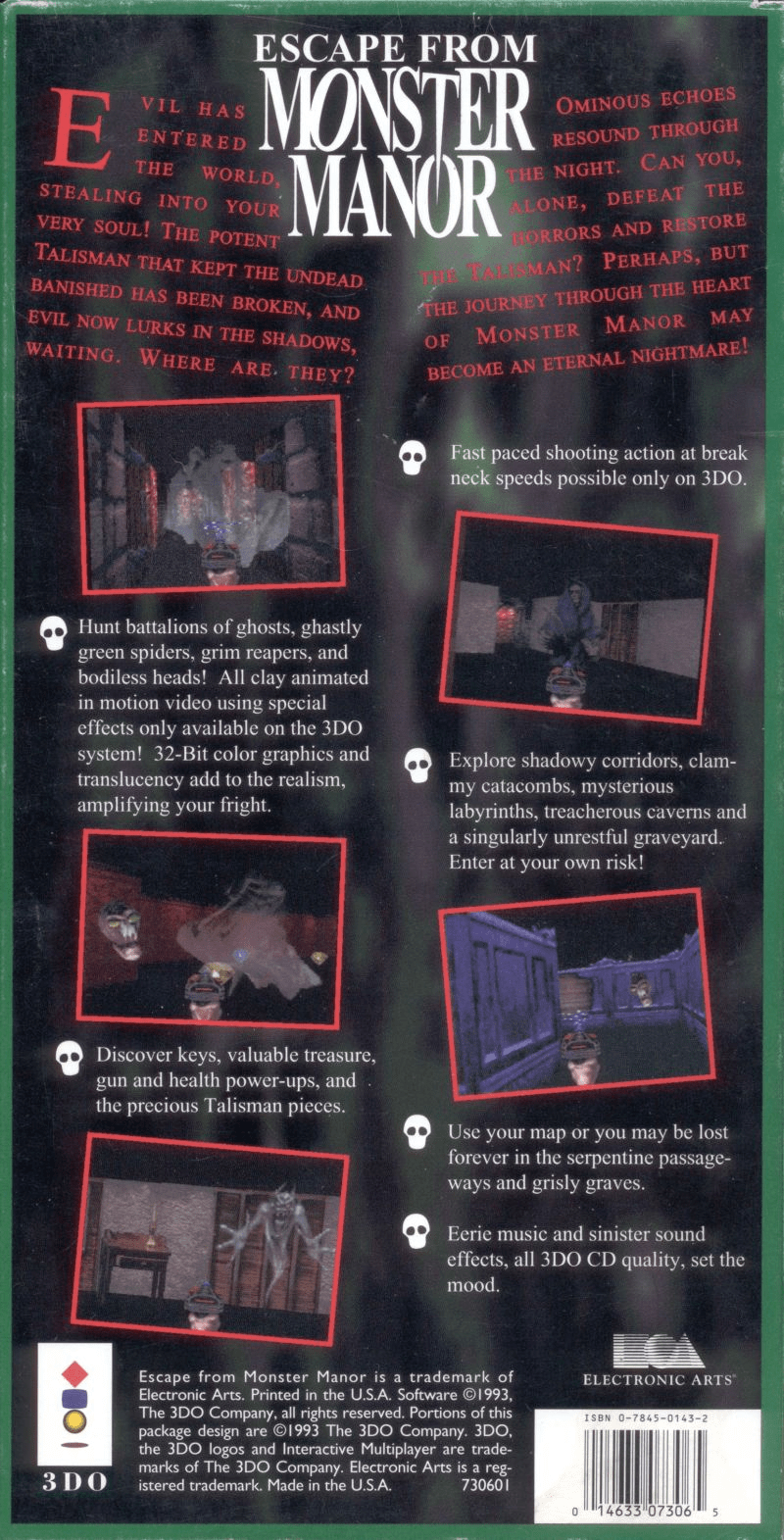 Virtual Horror - Norowareta Yakata — box-2D-back (US)