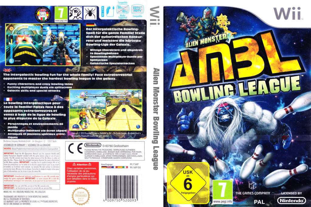 Alien Monster Bowling League — box-texture (EU)