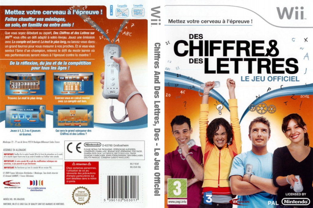 Chiffres And Des Lettres, Des - Le Jeu Officiel — box-texture (FR)