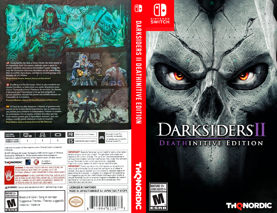 Darksiders 2 - Deathinitive Edition — box-texture (US)